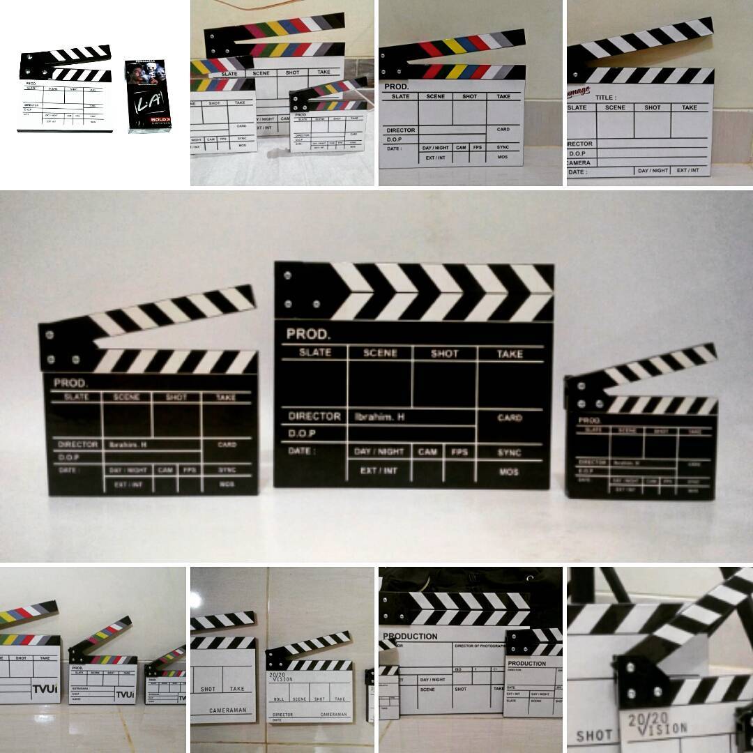 Jual Clapper Board Cinema Murah Bisa Custom
