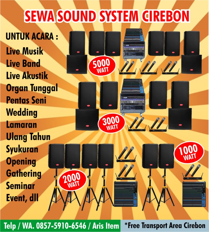 Sewa Sound System Murah Cirebon